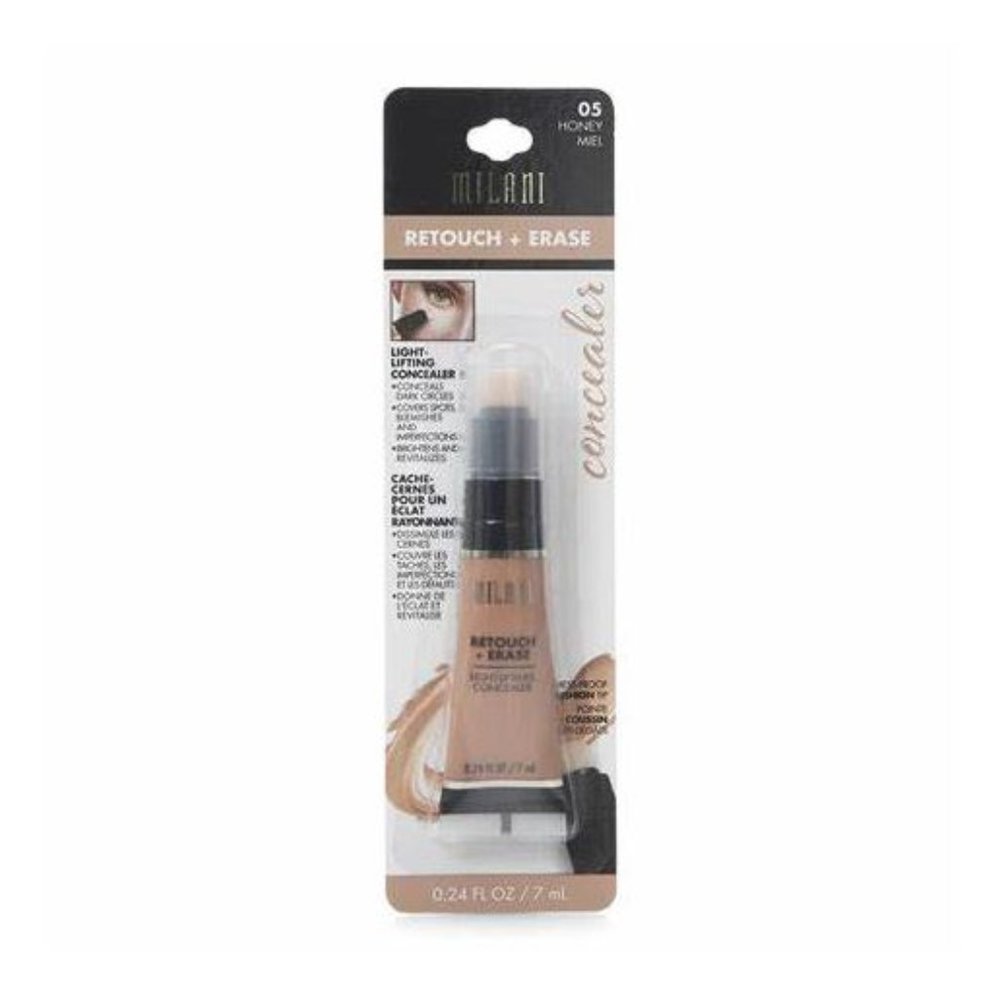 MILANI Retouch + Erase Light-Lifting Concealer Honey 7ml / .24 FL OZ NEW - Picture 2 of 4